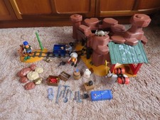 PLAYMOBIL WESTERN GOLD MINE SET 5246 99% COMPLETE (5 REPLACEMENTS)