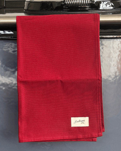 Red tea towel for all - tea,