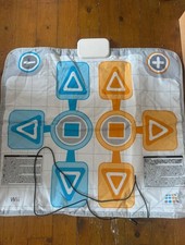 Wii OFFICIAL DANCE MAT + Wii FAMILY TRAINER GAME BY BANDAI/NAMCO GAMES 