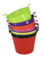 3 x 45 Litre Flexi Bucket Tub