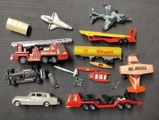 Lot of old toy cars, corgi