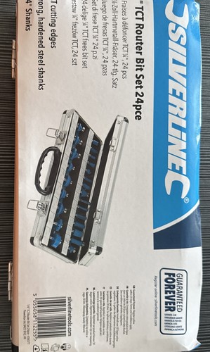 Silverline tct router bit set - tct,