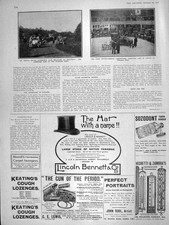 Old Antique Print 1906 Crystal