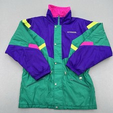 Vintage Hiverna Ski Jacket Women’s Size 42 (UK 14) – Green – 80s/90s Retro