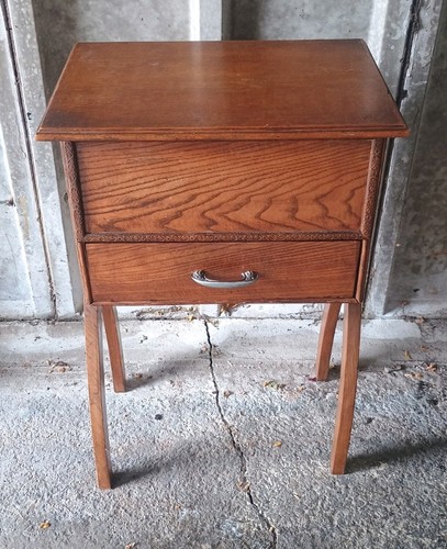 Vintage wooden sewing bedside - wooden, sewing/bedside