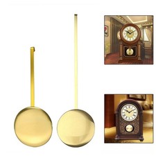Stylish Gold Metal Clock Pendulum with Swinging Motion for Wall Clocks
