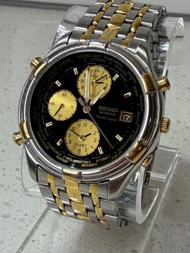 Vintage seiko world timer - seiko,