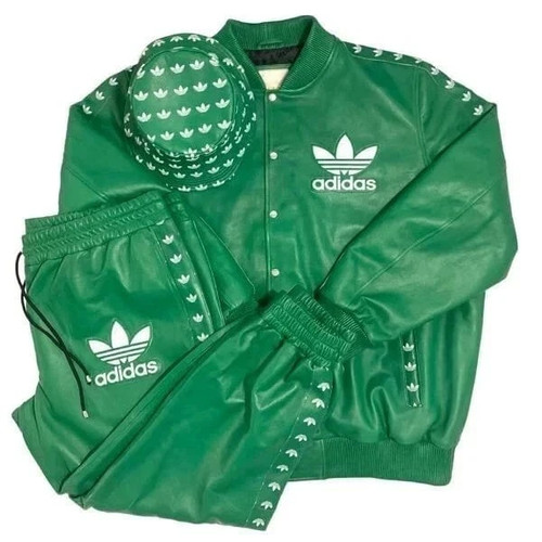 Handmade adidas leather - leather, suit