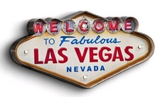 Las Vegas Light Up Sign Retro Battery Powered Bar Man Cave Home Decor Gift