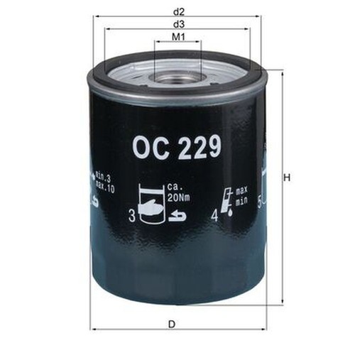 Oil filter for - oil, 993
