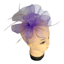 Women Fascinator Headband Clip