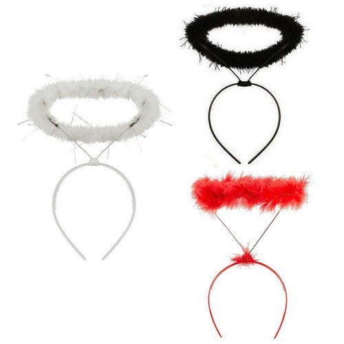 Plain fluffy halo halloween - fluffy,