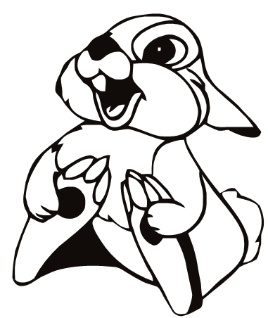 Thumper rabbit decal sticker
