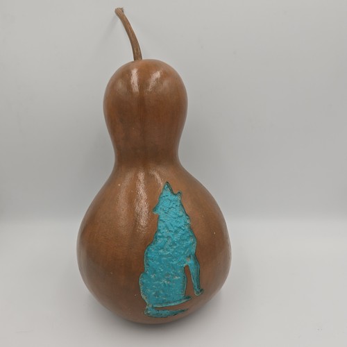 Handmade gourd southwestern - gourd,