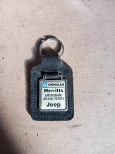 MERRITTS AMERSHAM CHRYSLER JEEP DEALER KEY FOB KEYRING DEALERSHIP