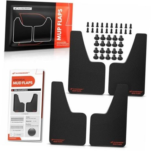 Black mud flaps for - black,