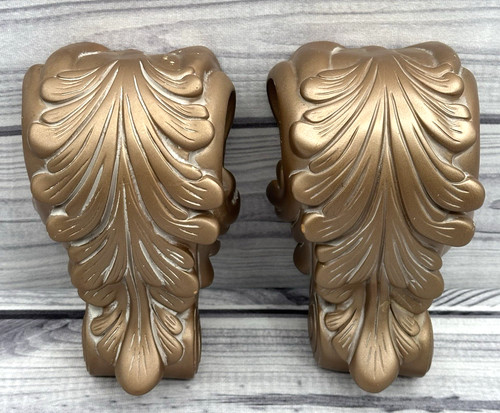 Pair vintage gold resin - vintage,