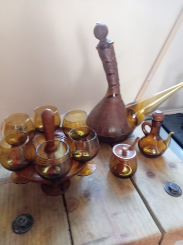 Spanish porrons full - porrons, with