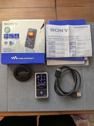 Sony walkman nwz s618f 8gb - sony, nwz-s618f