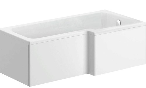 1700mm shaped white - 1700mm, l