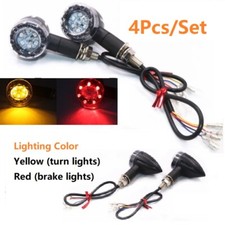 4Pcs Motorcycle 12V LED Lamp