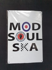 Mod, Soul, Ska Metal Sign