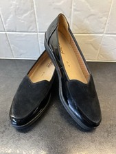 GABOR BLANCHE BLACK LEATHER &