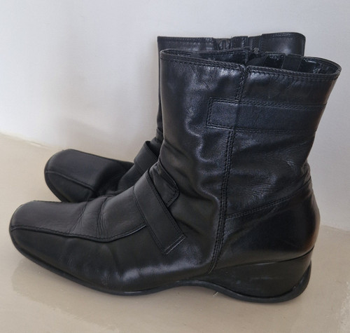 Clarks black leather ankle - clarks,