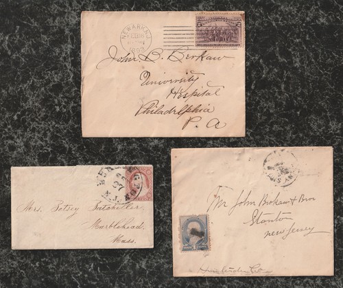 Lot victorian stamped - 3,