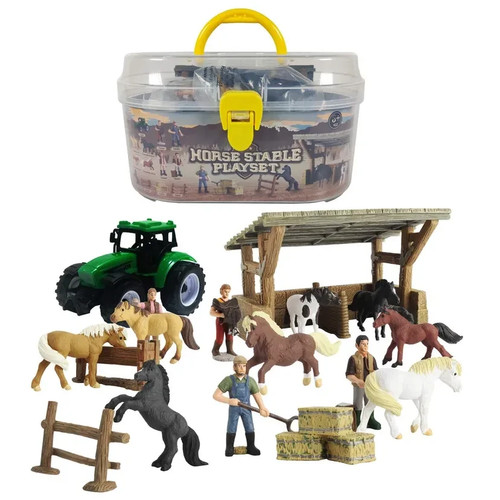 Horse toys stable playset - horse,