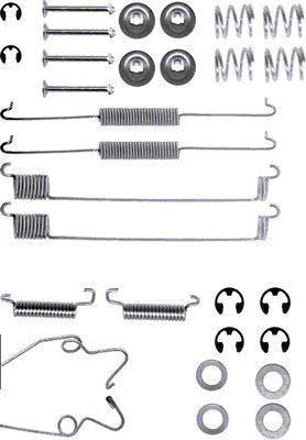 Brake shoes accessory kit rear - accessory,