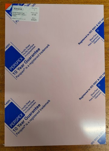 Acrylic perspex sheet - acrylic, 3mm