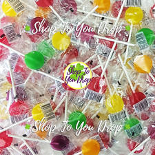 20 FRUITY LOLLIES Party Bag Filler Kids Lolly Sweets Lollipop Gift Present??