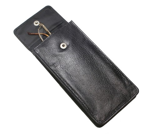 Portable soft black - black, leather