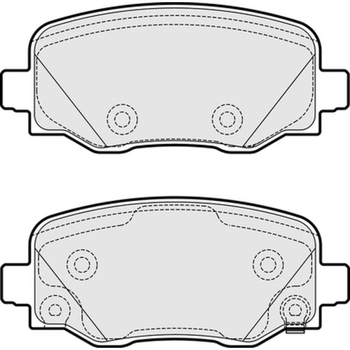 Brake pads set for jeep - brake,