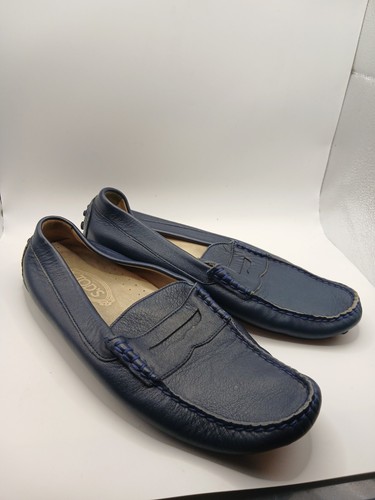 Tod tods blue - blue, leather