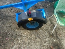 TRAILER SUSPENSION UNITS PAIR , WITH ARCHES, WHEELS TYRES CABLES AND SIDE LIGHTS
