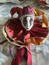 vintage pierrot clown Doll