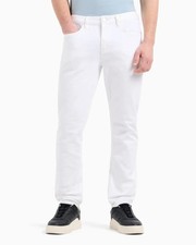 Armani Exchange White Denim