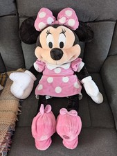 Jumbo Disney Mini Mouse Pink Plush Soft Toy  30 Inches Tall