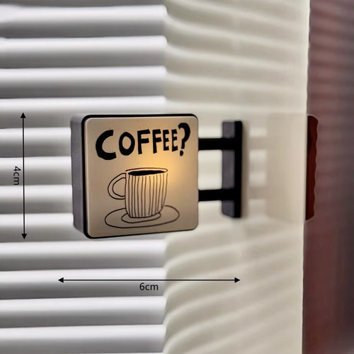 Mini lightbox fridge magnet - lightbox,