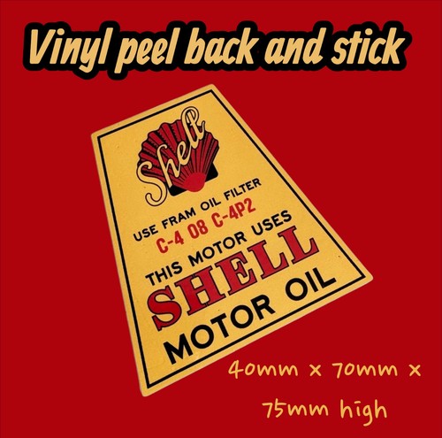 Shell motor oil fram filter - shell,