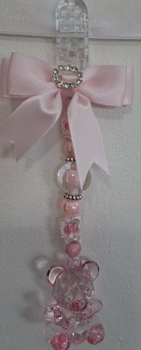Pram charms new pink - pram, crystal