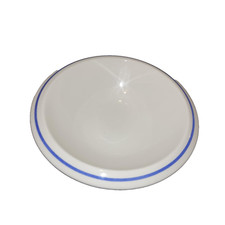 Churchill China Jamie Oliver Keeping It Simple 7" blue line cereal dessert bowl
