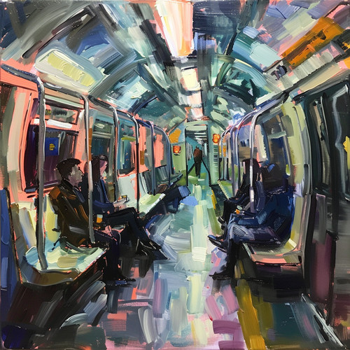 London underground oil - london,