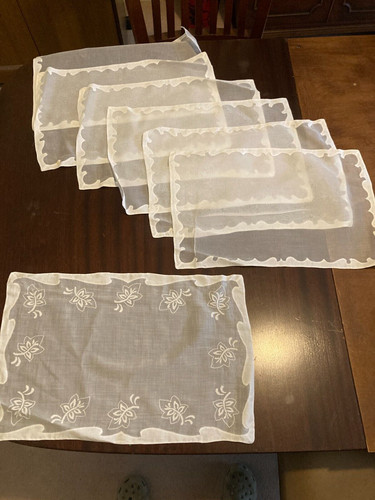 Vintage sheer white - , cotton
