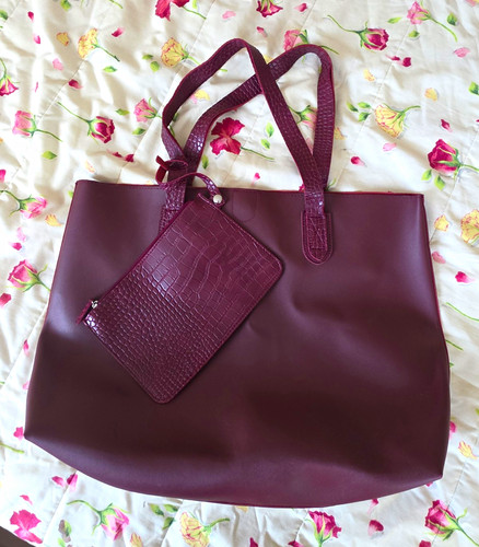 Avon burgundy faux - avon, leather