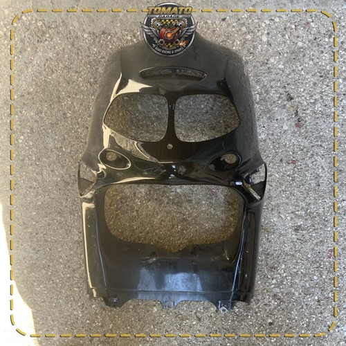 Front fairing black shield - front,