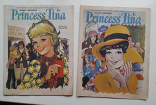 2 x Princess Tina Comics - Both 1971 issues. Some slight damage to each