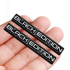 2x Black Edition Logo Emblem
